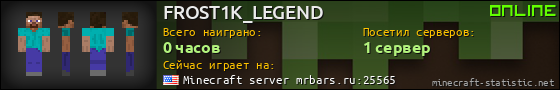 Юзербар 560x90 для FROST1K_LEGEND