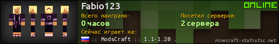 Юзербар 560x90 для Fabio123