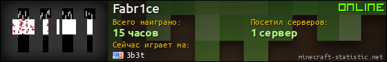 Юзербар 560x90 для Fabr1ce