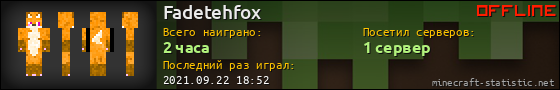 Юзербар 560x90 для Fadetehfox