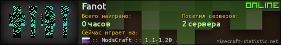 Юзербар 560x90 для Fanot