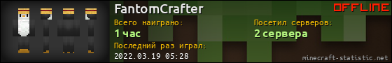 Юзербар 560x90 для FantomCrafter