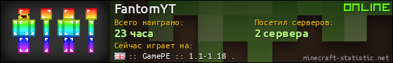 Юзербар 560x90 для FantomYT