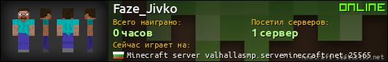 Юзербар 560x90 для Faze_Jivko