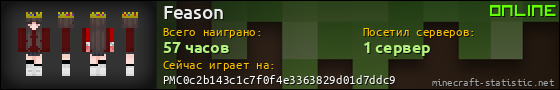 Юзербар 560x90 для Feason