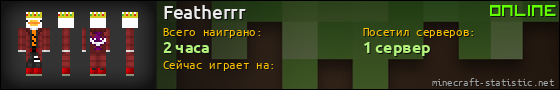 Юзербар 560x90 для Featherrr
