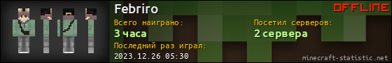 Юзербар 560x90 для Febriro