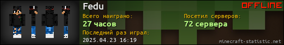 Юзербар 560x90 для Fedu