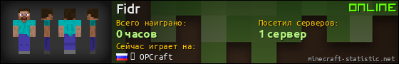 Юзербар 560x90 для Fidr