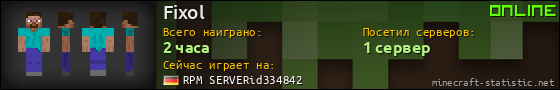 Юзербар 560x90 для Fixol