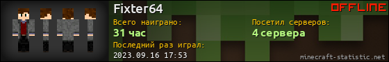 Юзербар 560x90 для Fixter64
