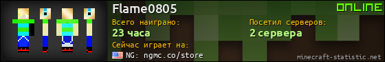Юзербар 560x90 для Flame0805