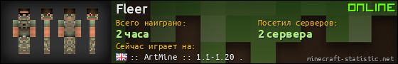 Юзербар 560x90 для Fleer