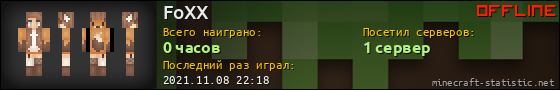 Юзербар 560x90 для FoXX