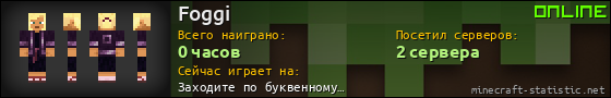Юзербар 560x90 для Foggi