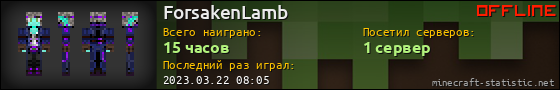 Юзербар 560x90 для ForsakenLamb