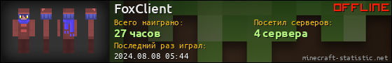 Юзербар 560x90 для FoxClient