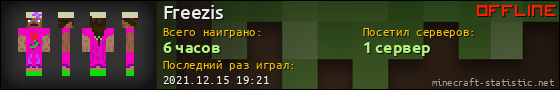 Юзербар 560x90 для Freezis