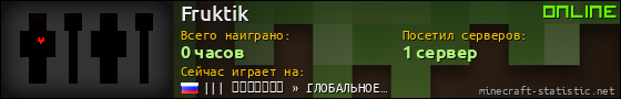 Юзербар 560x90 для Fruktik
