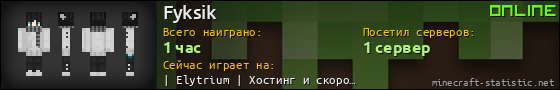 Юзербар 560x90 для Fyksik