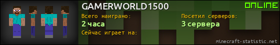 Юзербар 560x90 для GAMERWORLD1500