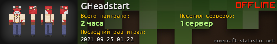 Юзербар 560x90 для GHeadstart