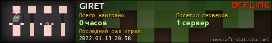 Юзербар 560x90 для GIRET