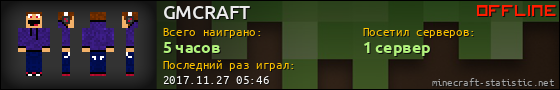 Юзербар 560x90 для GMCRAFT