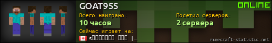 Юзербар 560x90 для GOAT955