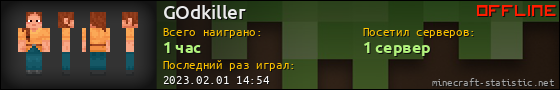 Юзербар 560x90 для GOdkiller