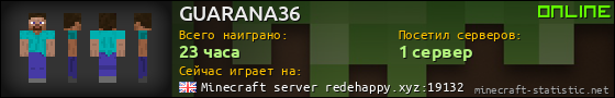 Юзербар 560x90 для GUARANA36