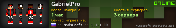 Юзербар 560x90 для GabrielPro