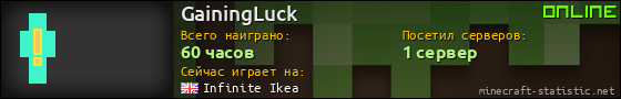 Юзербар 560x90 для GainingLuck