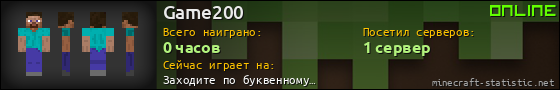 Юзербар 560x90 для Game200