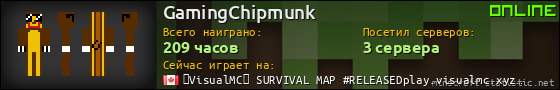 Юзербар 560x90 для GamingChipmunk