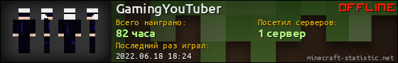 Юзербар 560x90 для GamingYouTuber