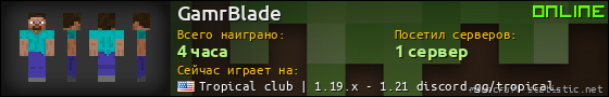 Юзербар 560x90 для GamrBlade