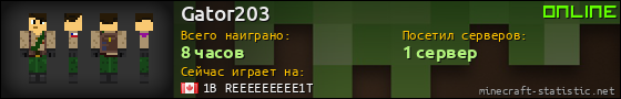Юзербар 560x90 для Gator203