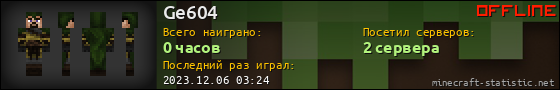 Юзербар 560x90 для Ge604