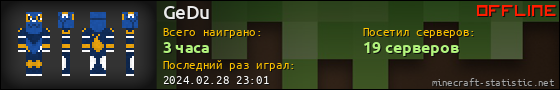 Юзербар 560x90 для GeDu
