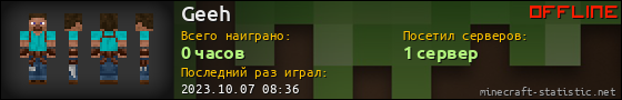Юзербар 560x90 для Geeh