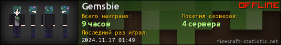 Юзербар 560x90 для Gemsbie