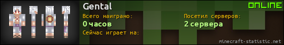 Юзербар 560x90 для Gental