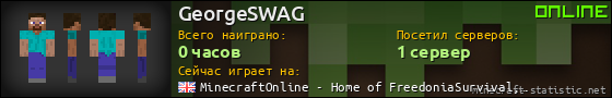 Юзербар 560x90 для GeorgeSWAG