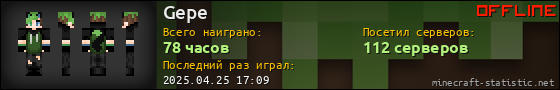 Юзербар 560x90 для Gepe