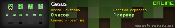 Юзербар 560x90 для Gesus
