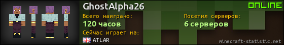 Юзербар 560x90 для GhostAlpha26