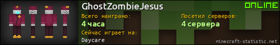 Юзербар 560x90 для GhostZombieJesus