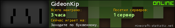 Юзербар 560x90 для GideonKip