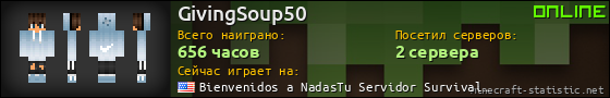 Юзербар 560x90 для GivingSoup50